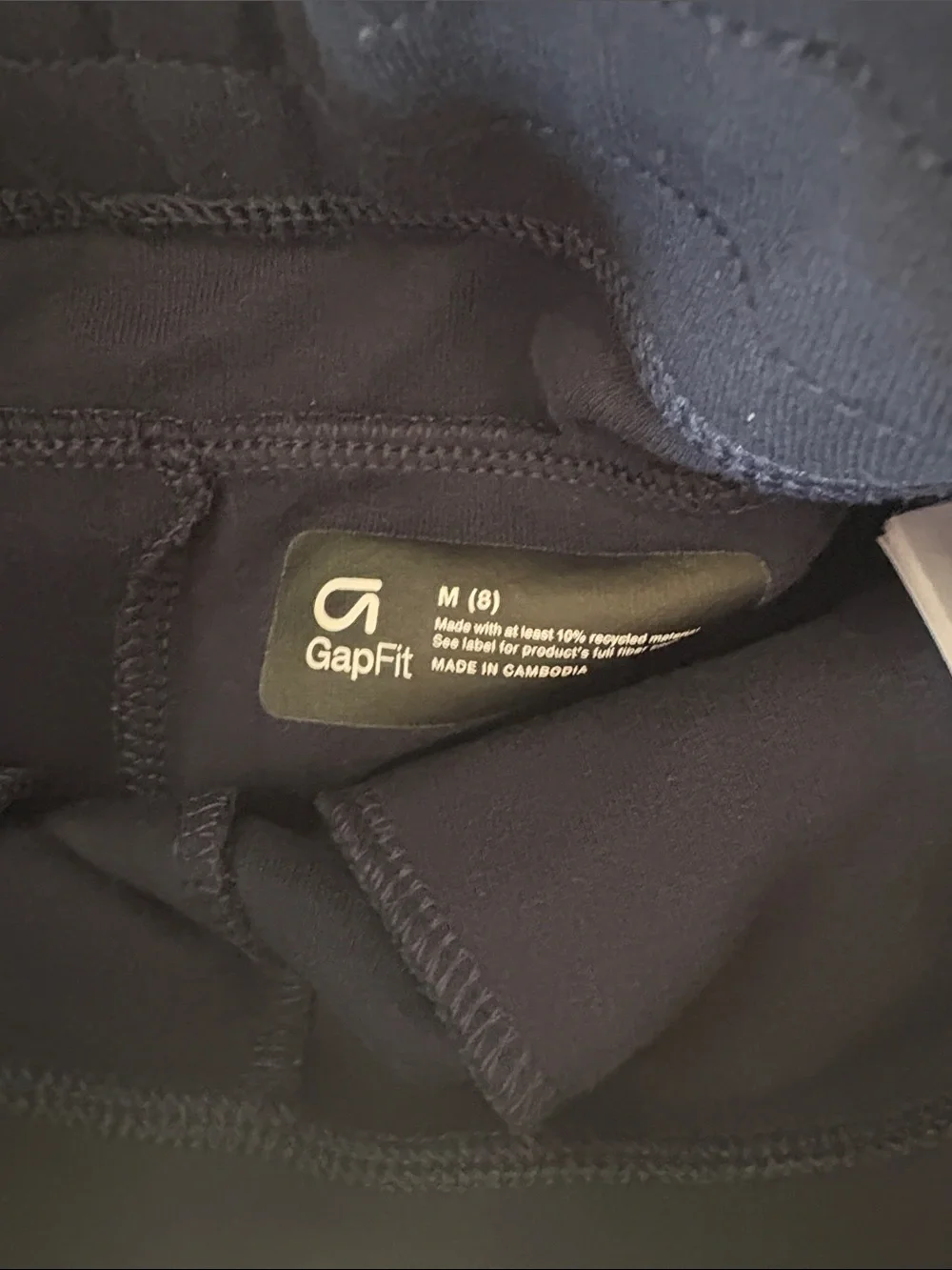 GAP Kids Navy Blue Jogger Sweatpants with Zip Pockets